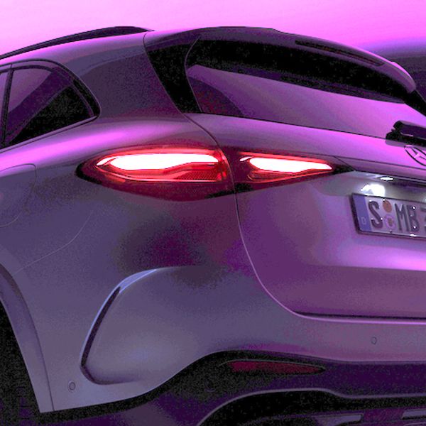 Mercedes GLC teaser image, rear